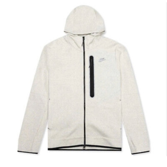 New Nike Men’s Tech Fleece Full Zip jacket with tags (Oatmeal) - [DR9150-100] - Picture 1 of 8